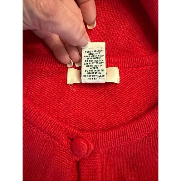 Bechamel Vintage Holiday Cardigan Sweater Polar Bears Sz. L Christmas Party - Picture 10 of 10